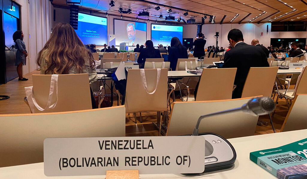 Venezuela present at the conference on the Treaty on the Prohibition of Nuclear Weapons