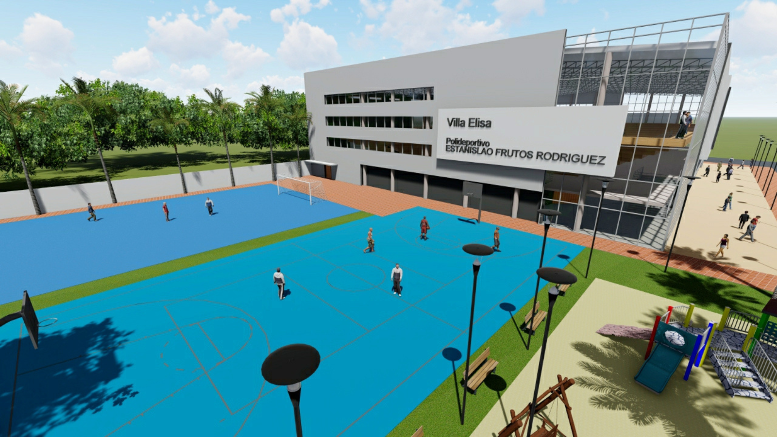 Villa Elisa will build a sports center for 3 thousand people
