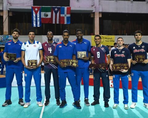 Jugadores más destcados en el Challenger de Norceca celebrado en Pinar del Río. Foto: NorcecaInfo / Facebook.