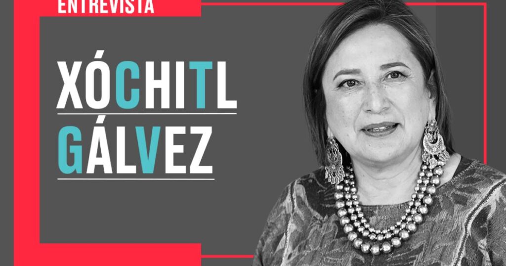 Xochitl Galvez: "In CDMX, Morena is the past"