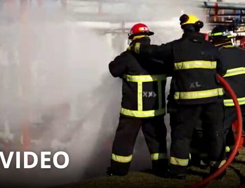 YPF presented "colossus"a new firefighter robot "unique in Latin America"