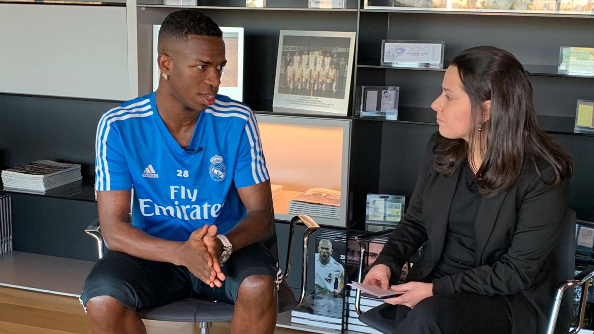 "Finish the season with the Madrid Champions League and Vinicius's goal is to frame"