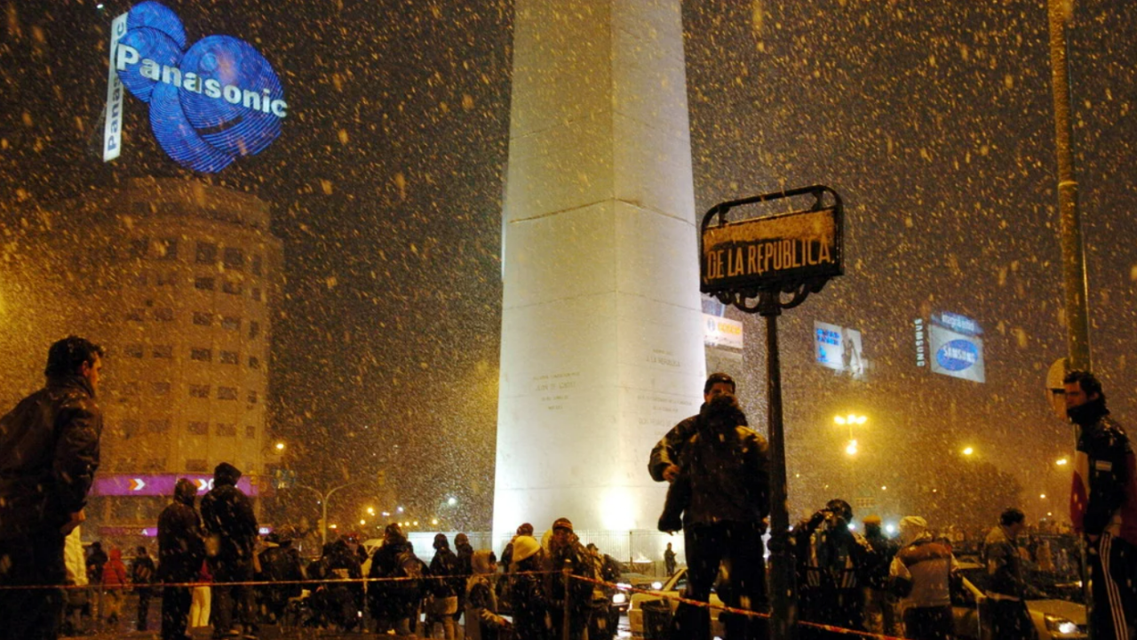 15 years after the historic snowfall in Buenos Aires