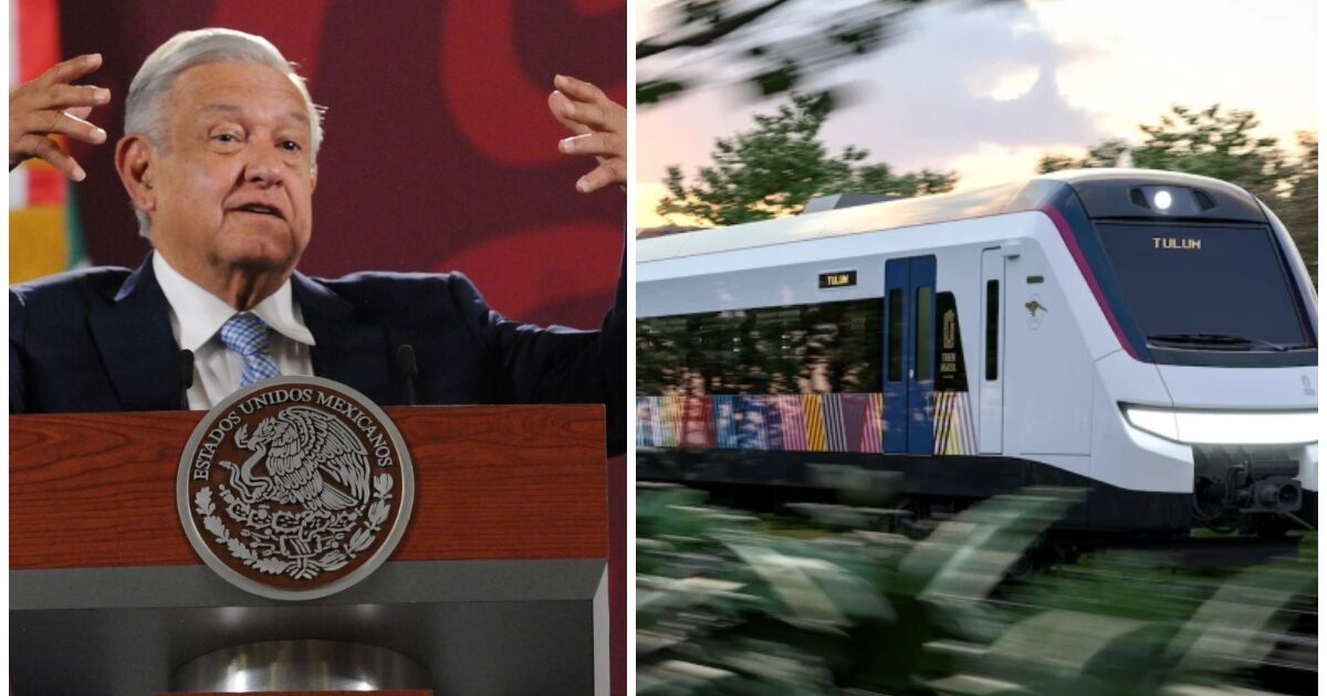 AMLO: foreign government and "mafia group" intervene against the Mayan Train
