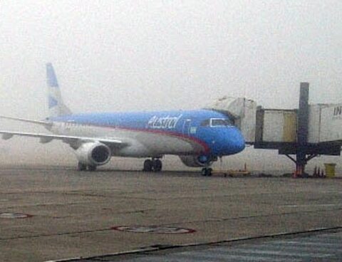 Aeroparque remained operational despite cancellations, delays and diversions due to fog