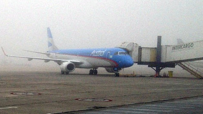 Aeroparque remained operational despite cancellations, delays and diversions due to fog