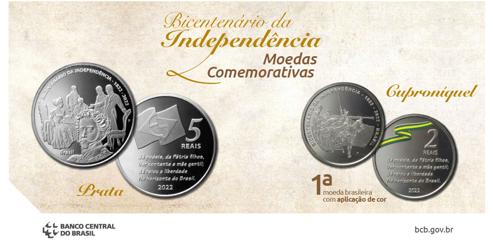 BC launches colored coin to celebrate bicentennial of independence