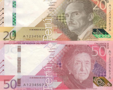 BCR puts S/ 20 and S/ 50 bills into circulation with new designs
