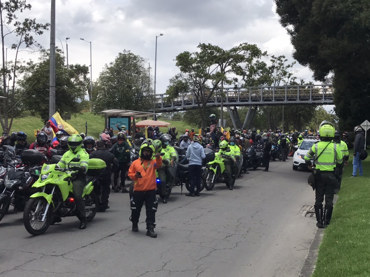 Barbecue restriction: Motorcyclists protest today in Bogotá