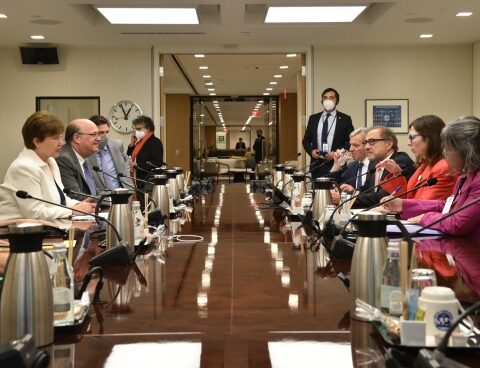 Batakis said that he had a meeting with Georgieva "very constructive"