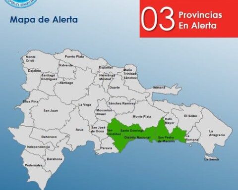 The three provinces on alert by the COE are Greater Santo Domingo, San Pedro de Macorís and San Cristóbal