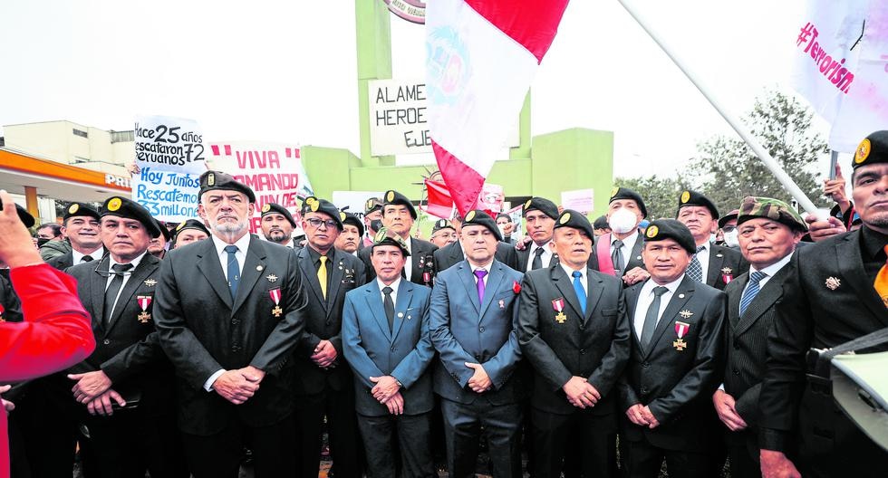 Citizenship identified with the parade of Chavín de Huántar commandos