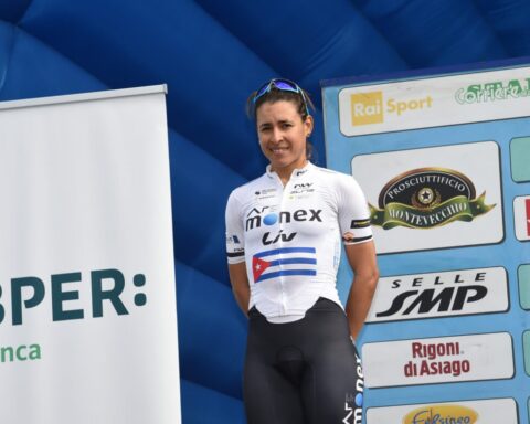 La ciclista cubana Arlenis Sierra. Foto: High Ciclying.