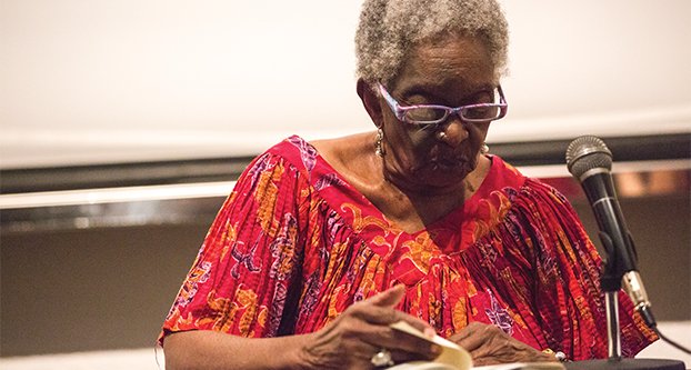 La poeta Georgina Herrera (1936-2021). Foto: The Collegian Fresno State.