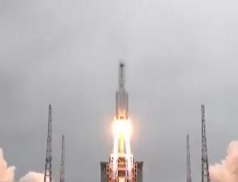 Debris from a giant Chinese rocket could fall to Earth