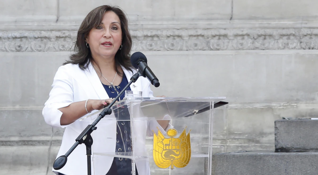 Dina Boluarte: "They have chosen us to be authorities for 5 years and democracy is respected"