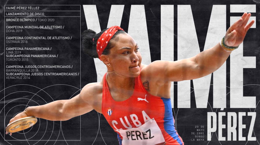 Discus thrower Yaimé Pérez leaves Cuban delegation in the United States