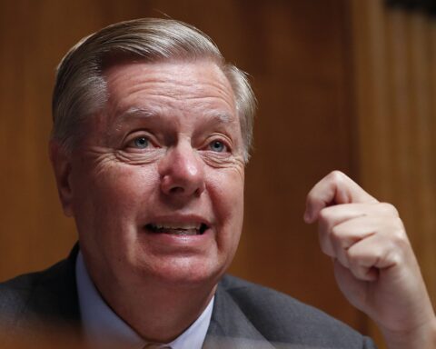 El senador republicano Lindsey Graham Foto: AP.