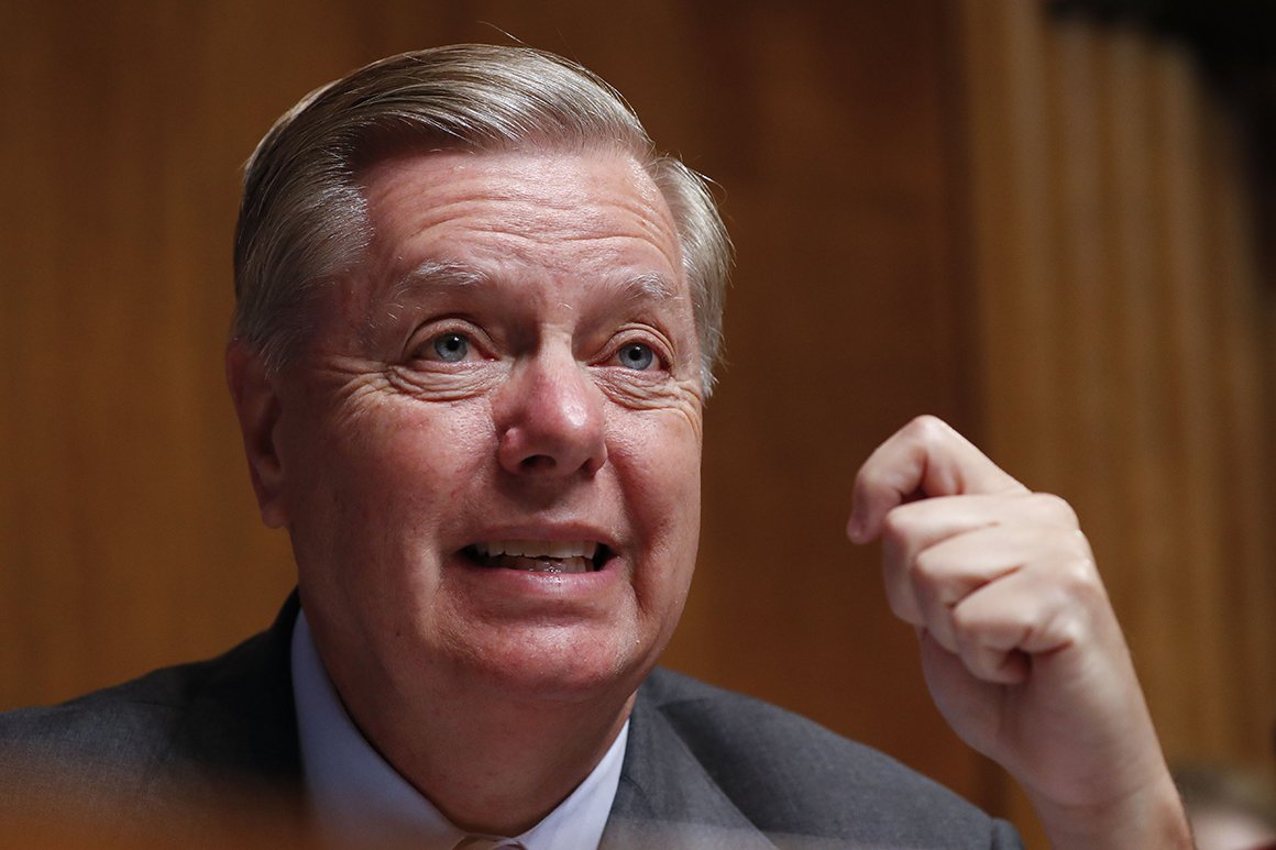 El senador republicano Lindsey Graham Foto: AP.