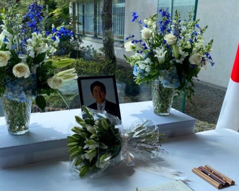 Former Japanese Prime Minister Shinzo Abe is assassinated during an election campaign speech