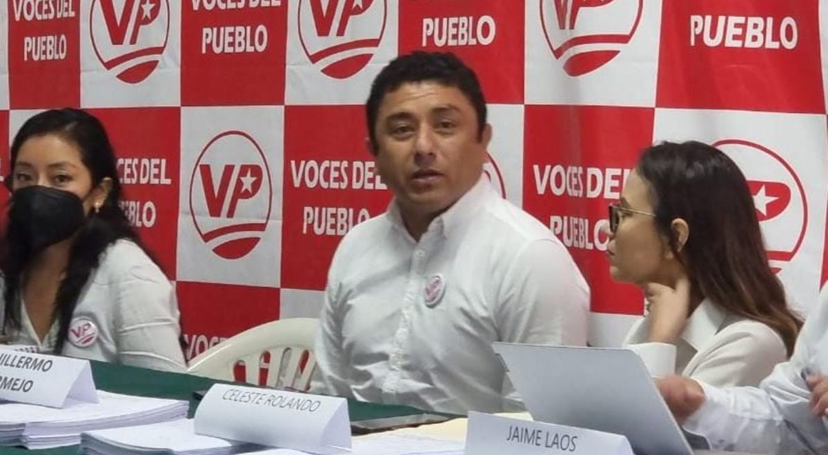 Guillerro Bermejo presented his Voces del Pueblo party: The left cannot end up embracing the right