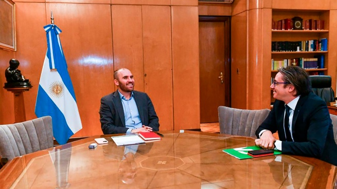Guzmán met with the vice president of CAF about disbursements and new financing