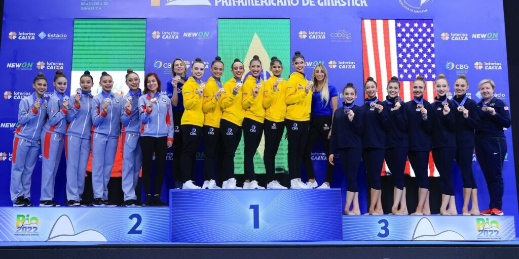 Gymnastics Pan: Brazil is two-time champion in the general competition of the sets