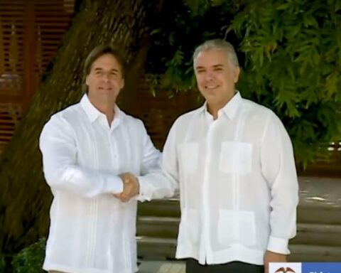 Iván Duque met with the President of Uruguay, Luis Lacalle
