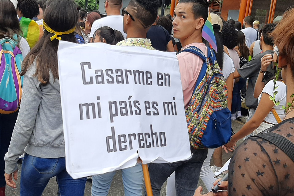 LGBTI population demands that the Venezuelan State respect their rights in a pride march