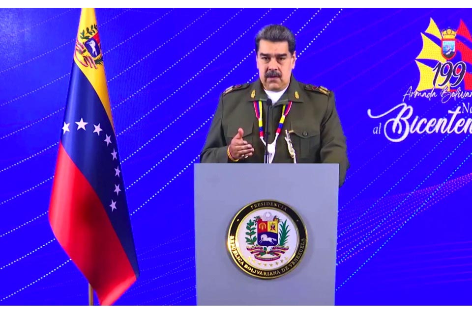 Maduro repeated the pattern, did not go to the anniversary of the Navy and sent a virtual message