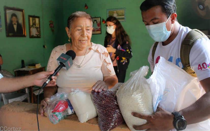 Managua City Hall only delivers food to Ortega supporters