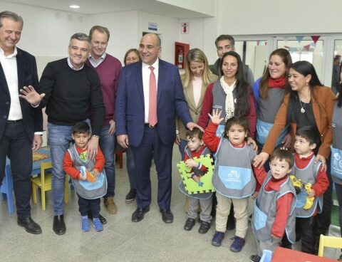 Manzur, Zabaleta and Bordet inaugurated works in Early Childhood Spaces