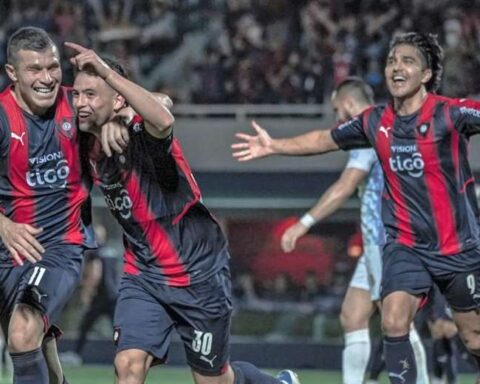 Marcelo Martins, starter in the triumph (2-0) of Cerro Porteño over Sol de América