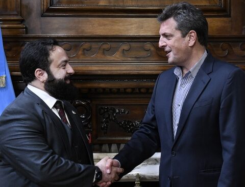 Massa and the president of the Honduran Congress signed a cooperation agreement