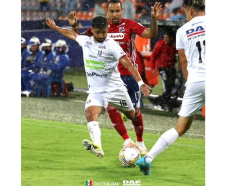 Medellín and Once Caldas tied for one goal at the Atanasio Girardot