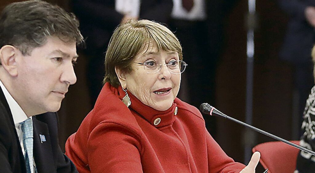 Michelle Bachelet warns that there is an anti-rights agenda in the country