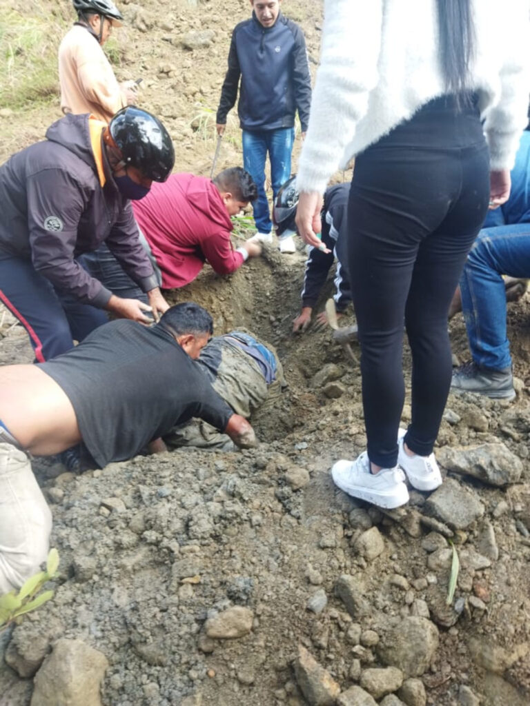 Motorized dies by landslide in Mérida