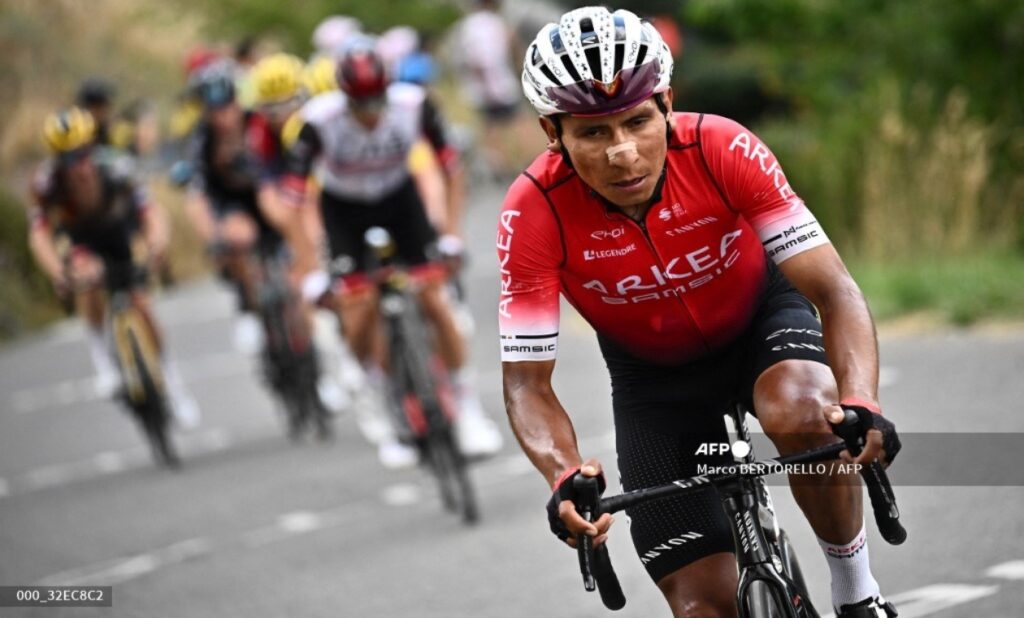 Nairo Quintana in the top 10 of the 2022 Tour de France, his best participation since 2016