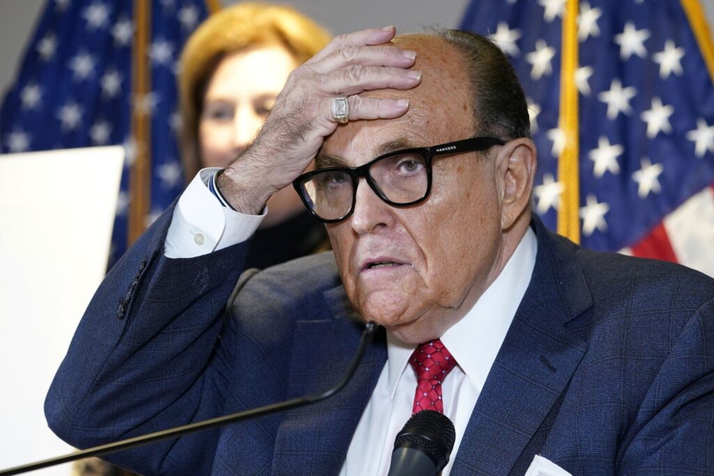 El ex abogado de Donald Trump, Rudolph Giuliani. Foto: LAT.