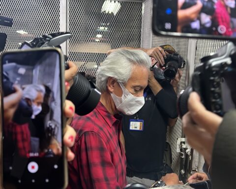 Nicaraguan journalists show solidarity with José Rubén Zamora, from El Periódico, from Guatemala