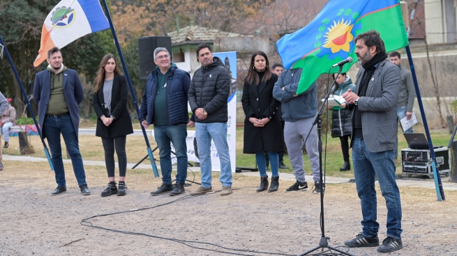 Officials from Buenos Aires participated in the opening of the Agricultural Machinery Festival