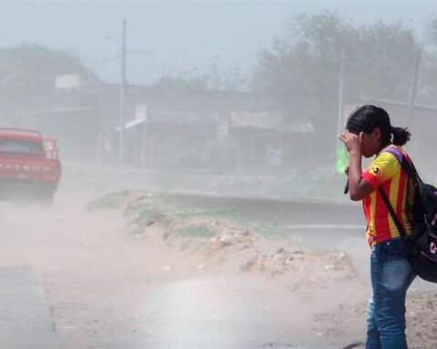 Los fuertes vientos anuncian el ingreso de frente frío /Foto: R. Montero