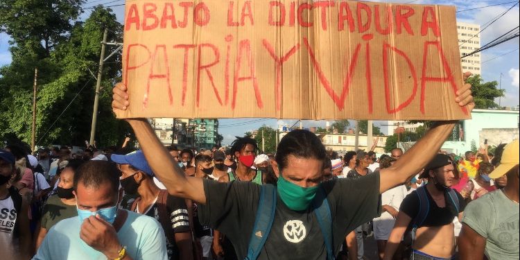Manifestantes, cubanos, odio, odiadores