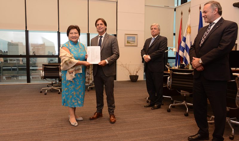 President Lacalle Pou received credentials from ambassadors accredited to Uruguay