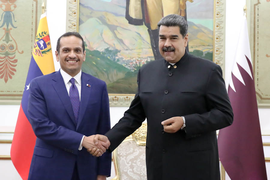 President Maduro met with the Qatari minister