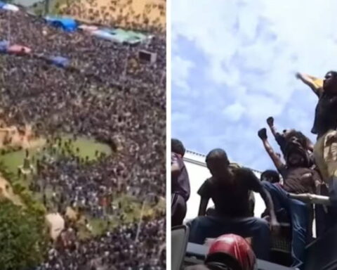 Protestas en Sri Lanka: el pueblo se lanza a las calles y toma el palacio presidencial
