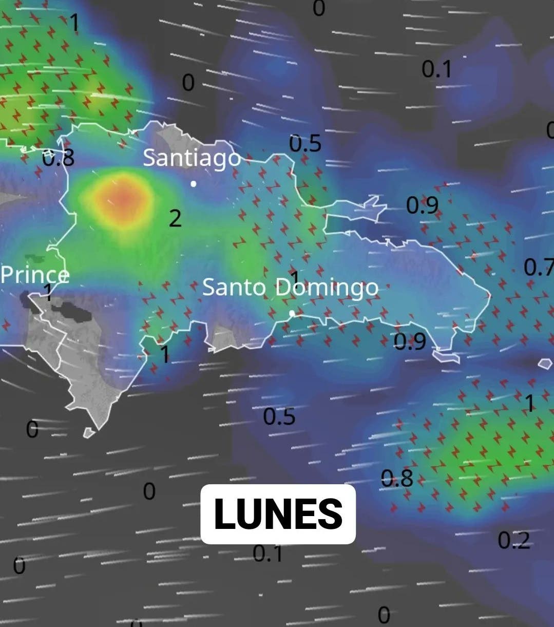 Lluvias podrían extenderse hasta el jueves ante incidencia de dos vaguadas