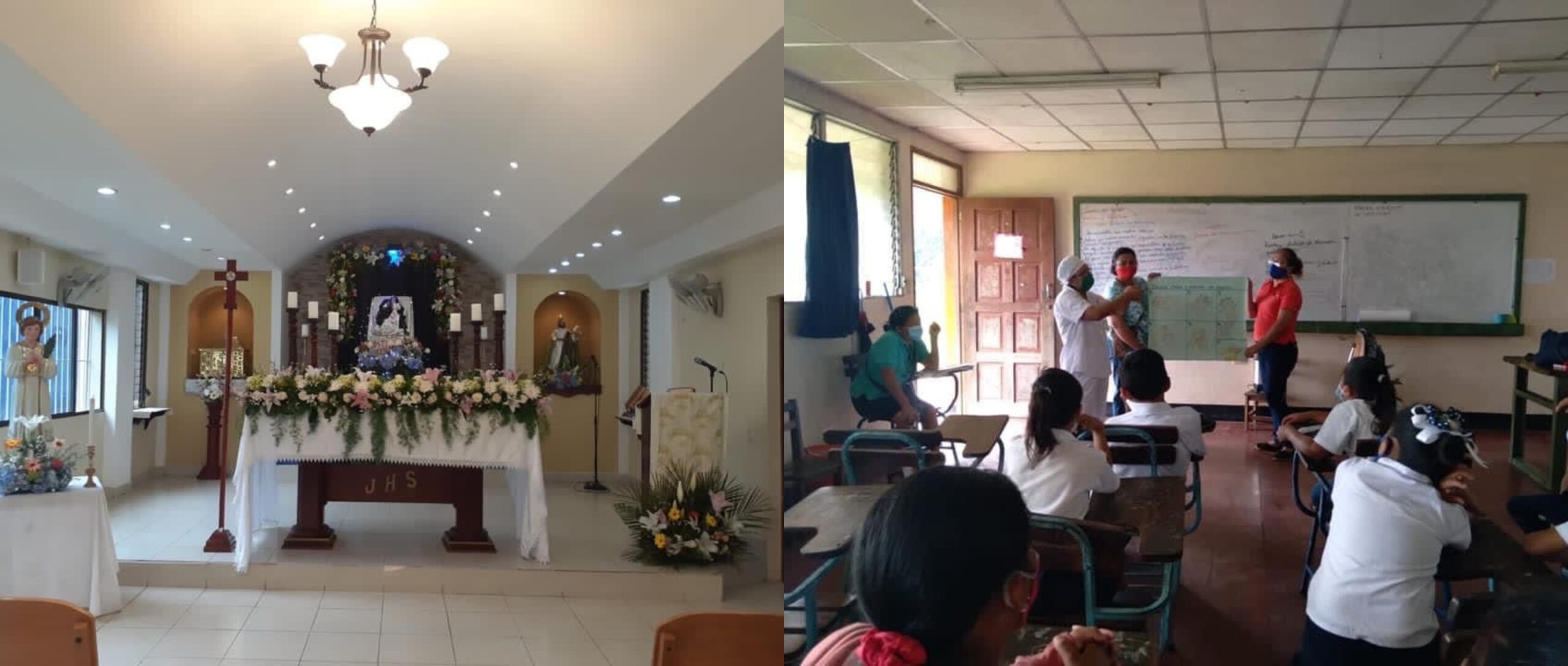 Regime occupies the minor seminary of the Archdiocese of Managua and the Padre Adolfo Kolping school