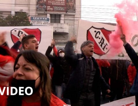 Serious incidents at the door of the Independiente headquarters