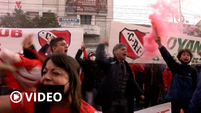 Serious incidents at the door of the Independiente headquarters